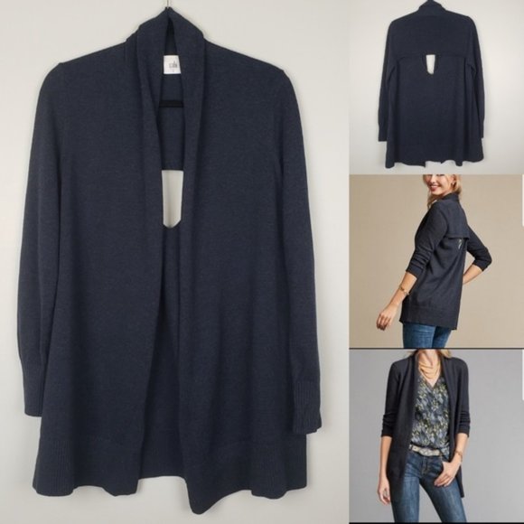 CAbi Sweaters - Cabi 3360 Navy Blue Victoria Cardigan Sweater XS